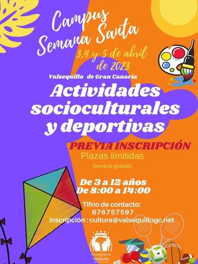 Está dirigido a menores de entre 3 y 12 años / TA